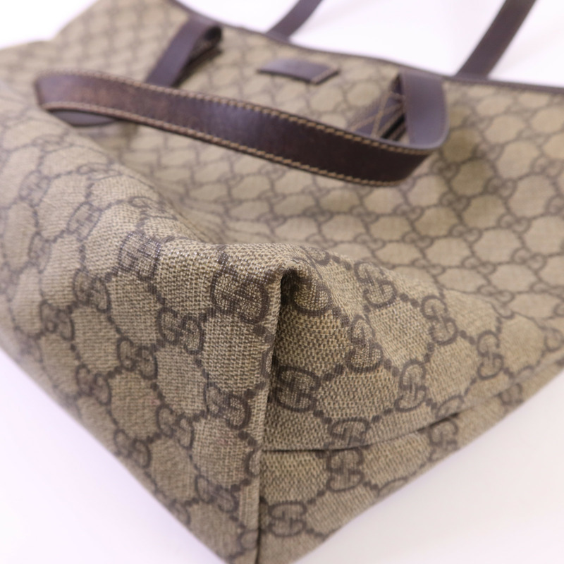 GUCCI 帆布Tote Bag銀扣手挽袋-9