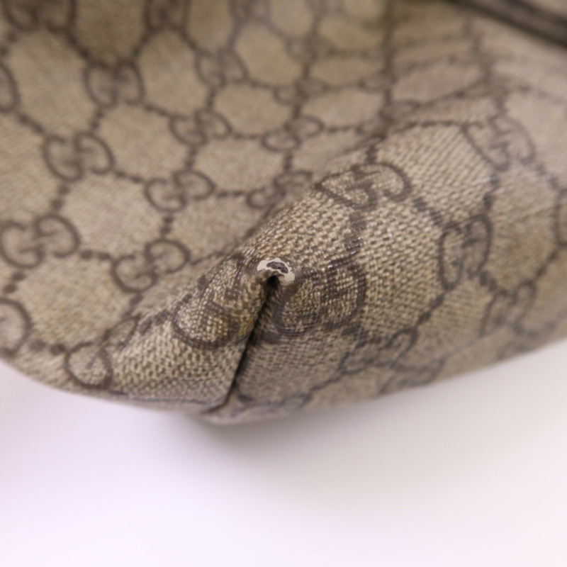 GUCCI 帆布Tote Bag銀扣手挽袋-10