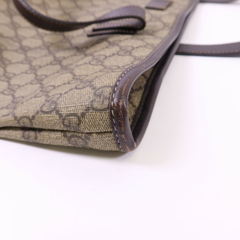 GUCCI 帆布Tote Bag銀扣手挽袋-14