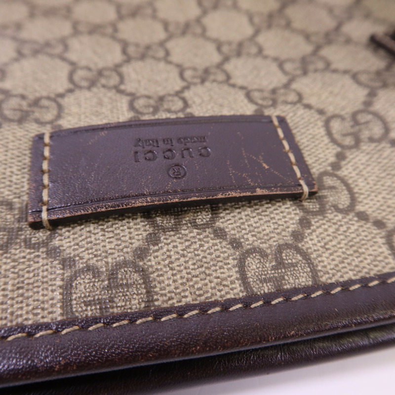 GUCCI 帆布Tote Bag銀扣手挽袋-18