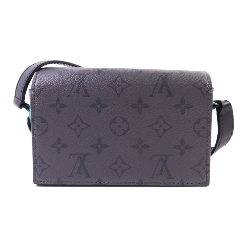 LOUIS VUITTON Monogram Eclipse Reverse Steamer Wearable Wallet肩背袋-1
