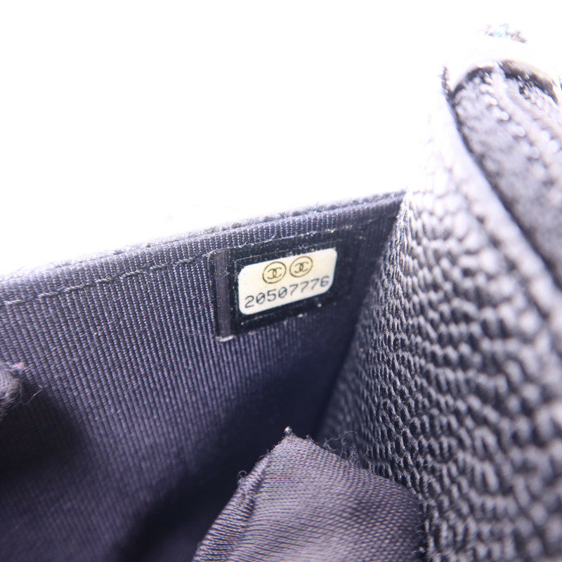 CHANEL 牛皮皮革Wallet On Chain金扣鏈帶肩背袋-8