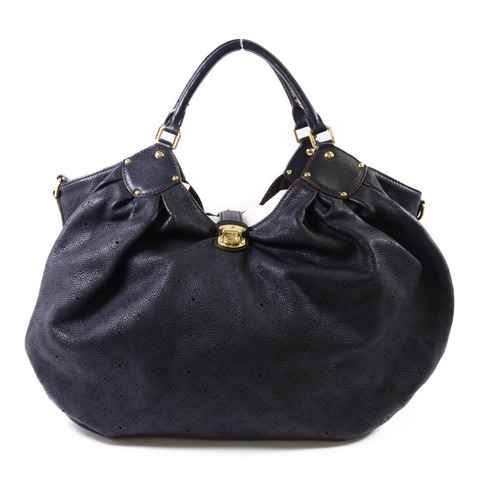 LOUIS VUITTON Monogram Mahina XL金扣肩背袋