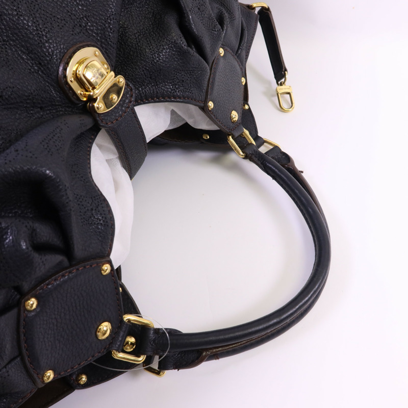 LOUIS VUITTON Monogram Mahina XL金扣肩背袋-4