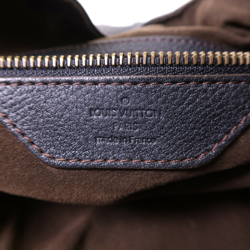 LOUIS VUITTON Monogram Mahina XL金扣肩背袋-6