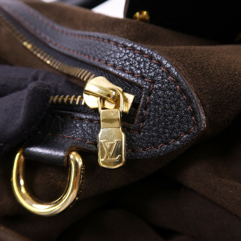 LOUIS VUITTON Monogram Mahina XL金扣肩背袋-8