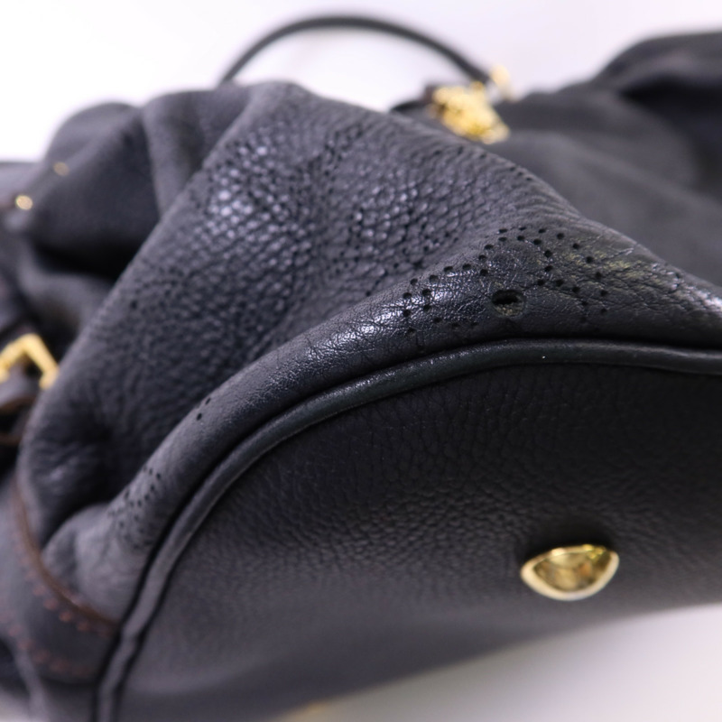 LOUIS VUITTON Monogram Mahina XL金扣肩背袋-14