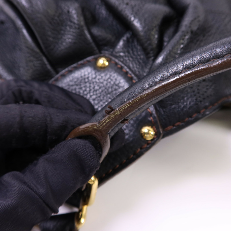 LOUIS VUITTON Monogram Mahina XL金扣肩背袋-18