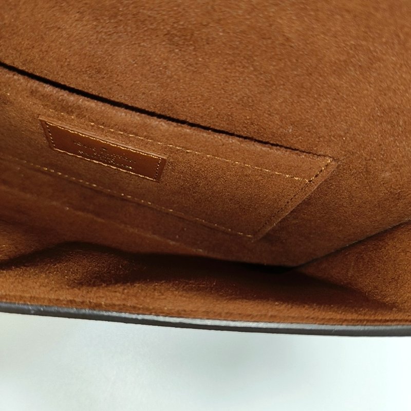 LOUIS VUITTON PADLOCK棕色塗層帆布老花單肩包手提包斜挎包 金色五金 2條可拆卸肩帶 晶片款-6