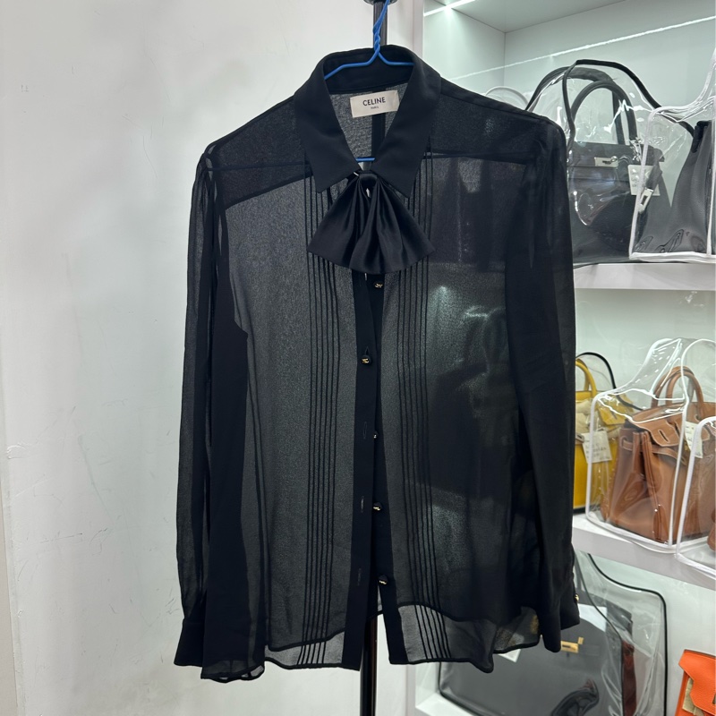 Celine 女士桑蠶絲襯衫 36碼-0