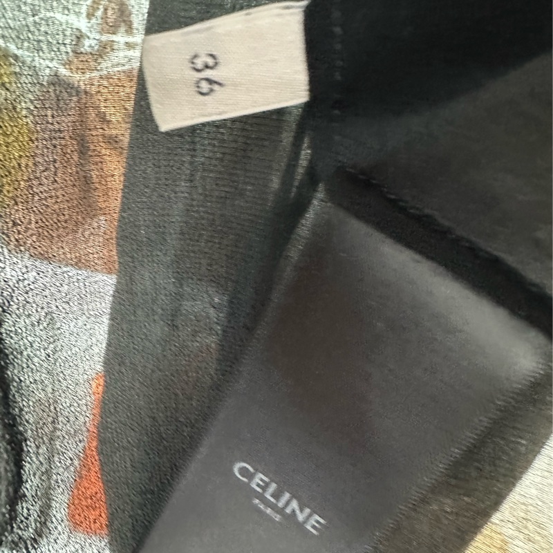 Celine 女士桑蠶絲襯衫 36碼-3