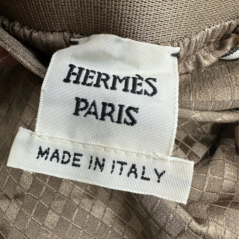 HERMES愛馬仕 馬賽克長褲 34碼-3