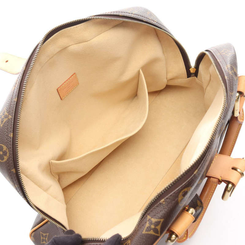 路易威登 Manhattan GM 手提包 M40025 Monogram 帆布皮革棕色二手 LV-2