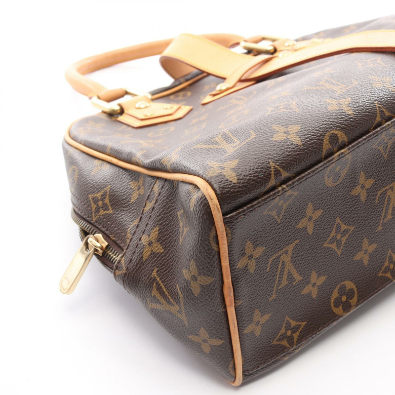 路易威登 Manhattan GM 手提包 M40025 Monogram 帆布皮革棕色二手 LV-8