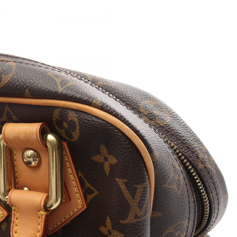 路易威登 Manhattan GM 手提包 M40025 Monogram 帆布皮革棕色二手 LV-13