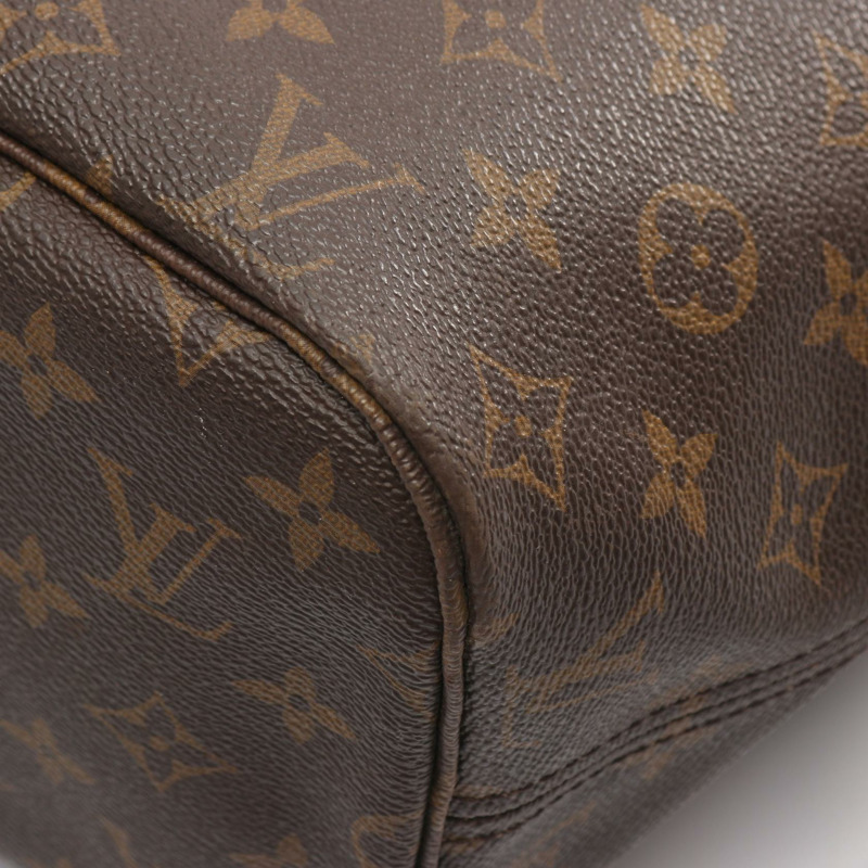 路易威登 Neverfull MM 手提包 M40156 Monogram 帆布皮革棕色二手 LV-7