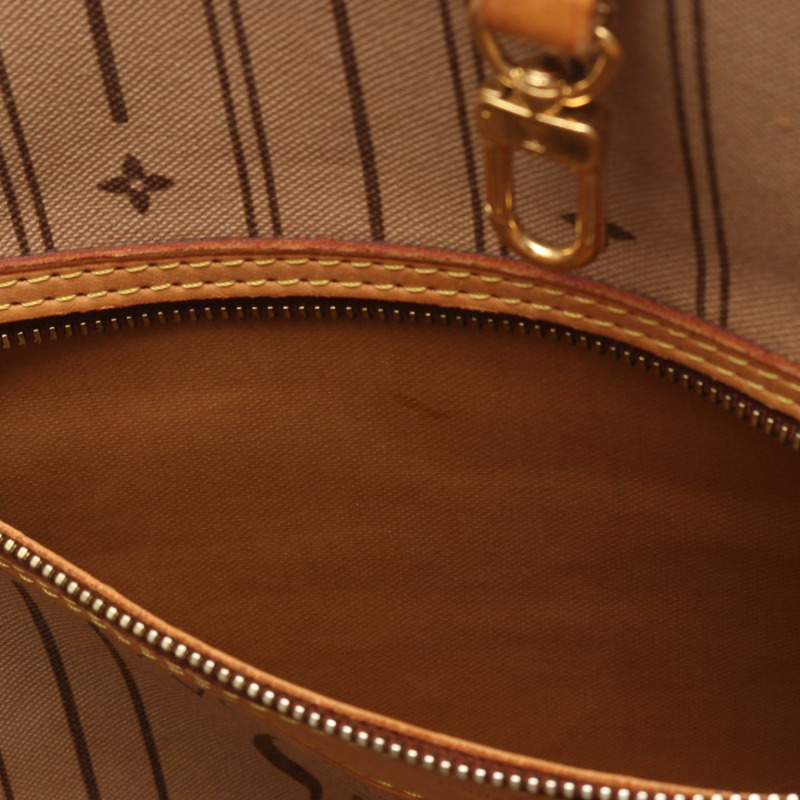 路易威登 Neverfull MM 手提包 M40156 Monogram 帆布皮革棕色二手 LV-9