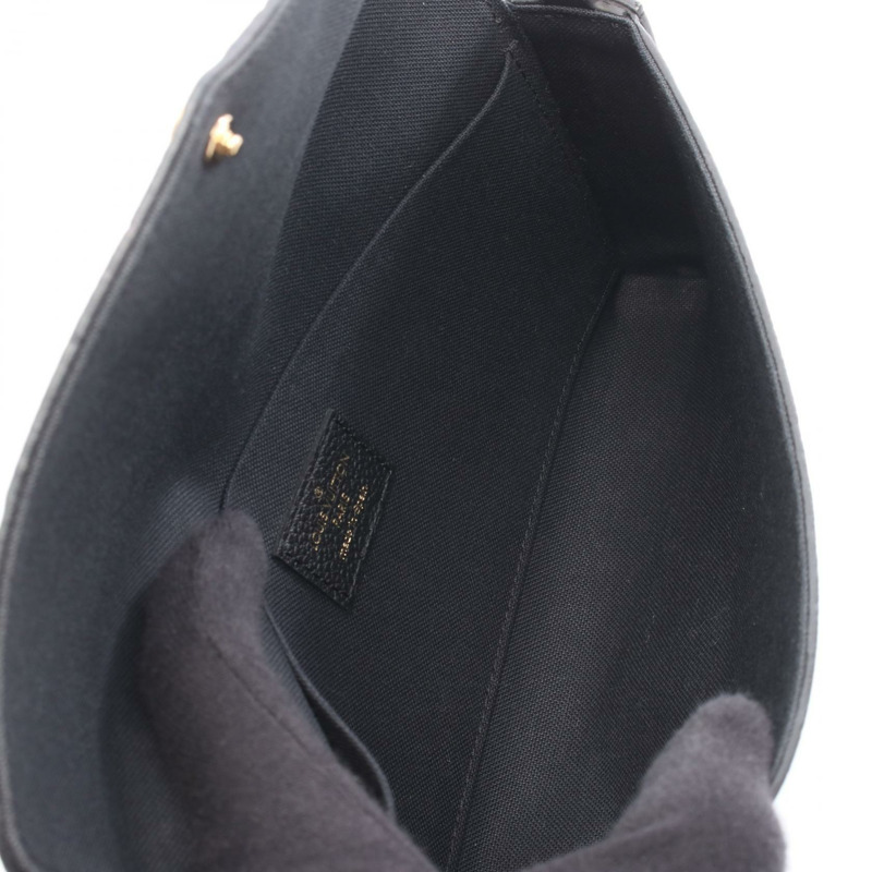 路易威登 Pochette Felicie 鏈條單肩包 M64064 Monogram empreinte 二手-2