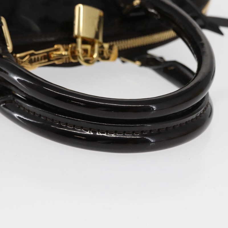 【日本直送】路易威登 Monogram Vernis Alma MM 手提包 Amarante M90024 LV Auth ka836-6