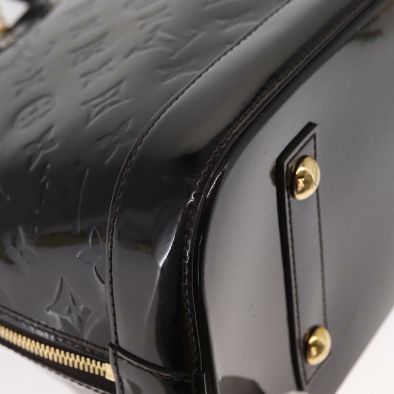 【日本直送】路易威登 Monogram Vernis Alma MM 手提包 Amarante M90024 LV Auth ka836-7