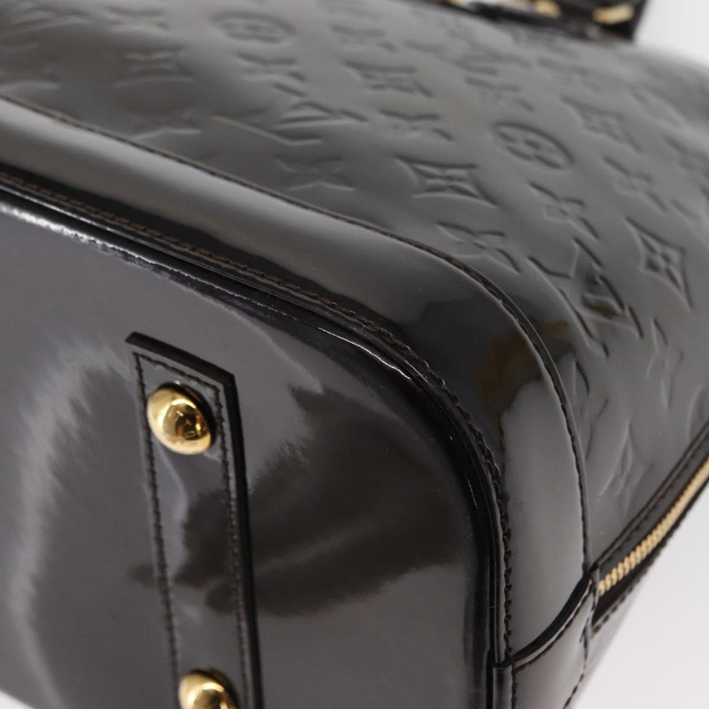 【日本直送】路易威登 Monogram Vernis Alma MM 手提包 Amarante M90024 LV Auth ka836-14