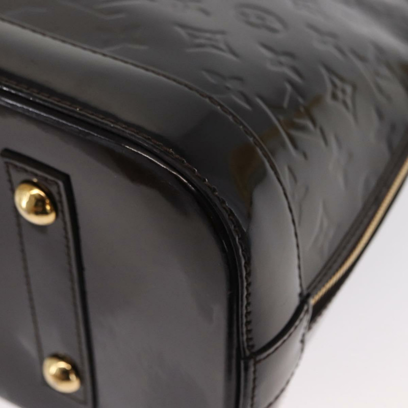 【日本直送】路易威登 Monogram Vernis Alma MM 手提包 Amarante M90024 LV Auth ka836-16