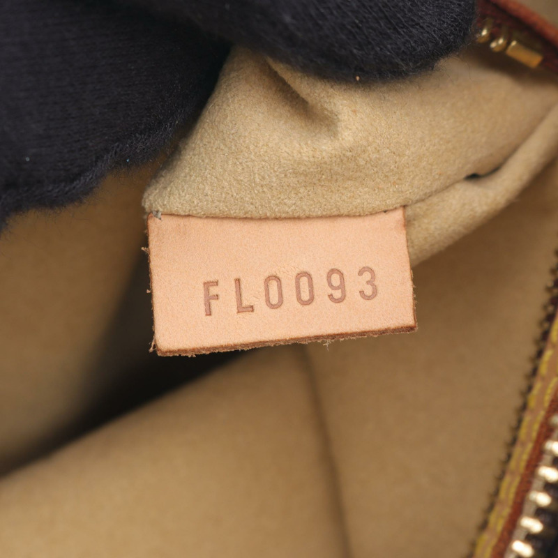 路易威登 Looping MM 單肩包 M51146 Monogram 帆布皮革棕色二手-4