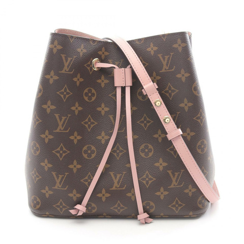 路易威登 Neonoe 單肩包 M44022 Monogram 棕色粉紅色二手女士 LV