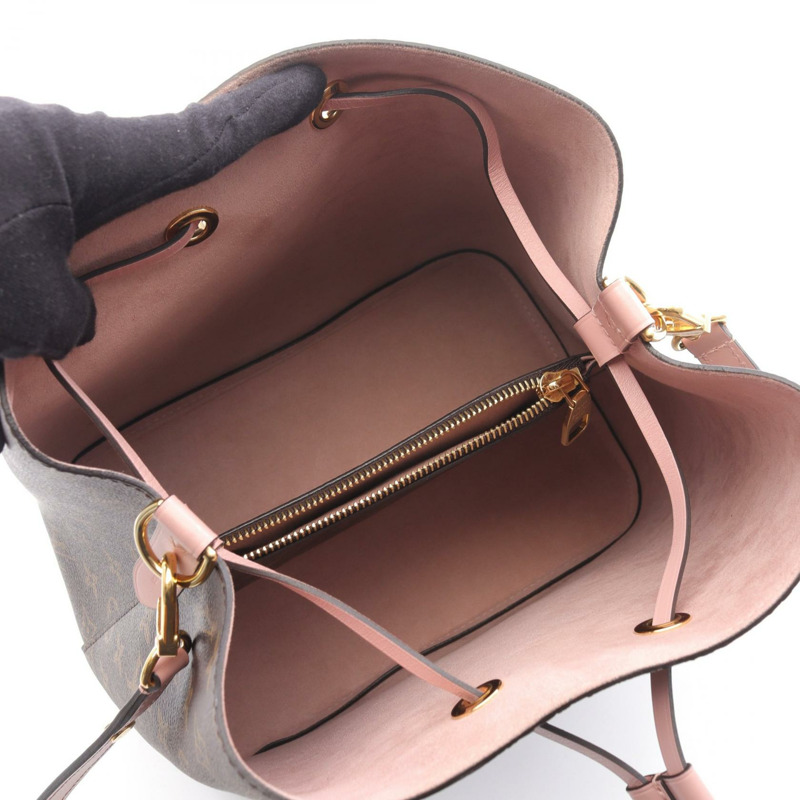 路易威登 Neonoe 單肩包 M44022 Monogram 棕色粉紅色二手女士 LV-2