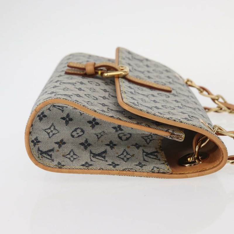 【日本直送】路易威登 Monogram Mini Camille 鏈條單背包 藍色 M92002 正品 154228SM-2