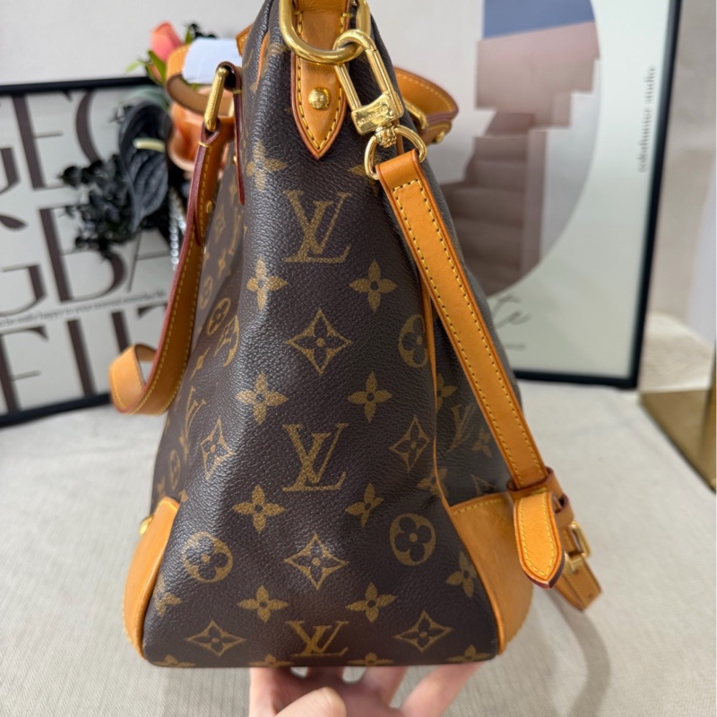 LV/路易威登 Estrela中古老花tote機場包 尺寸38*17*30 95新-4
