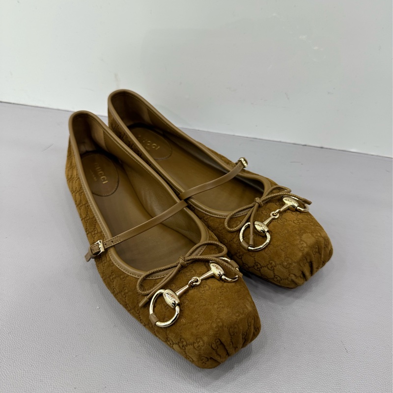Gucci 古馳平底瑪麗珍鞋 38碼-0