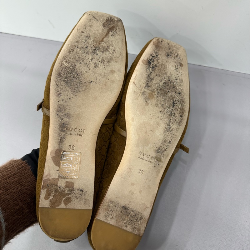 Gucci 古馳平底瑪麗珍鞋 38碼-3
