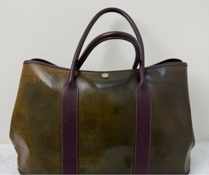 愛馬仕 Hermes 花園包 36 PM Amazonia 深棕色-3