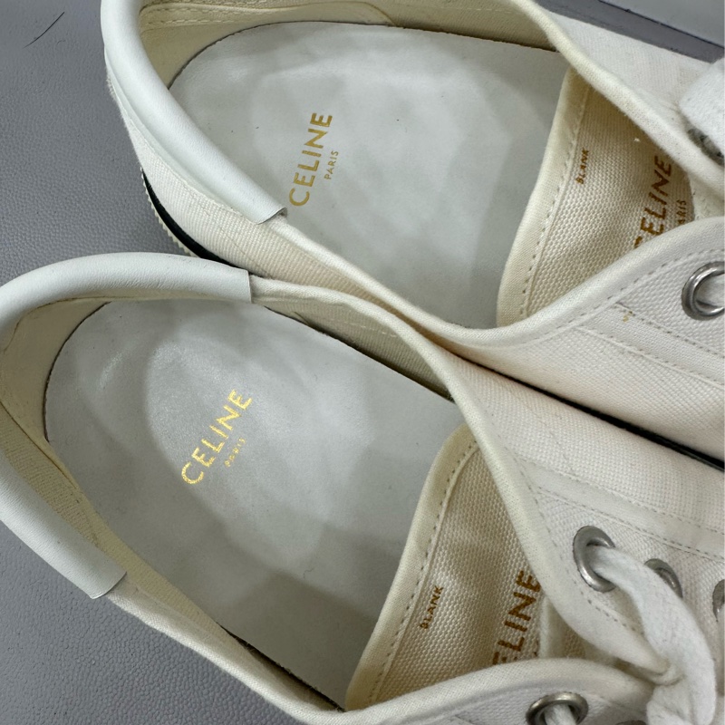 Celine新款小白鞋 百搭好穿38碼 Lisa同款-3