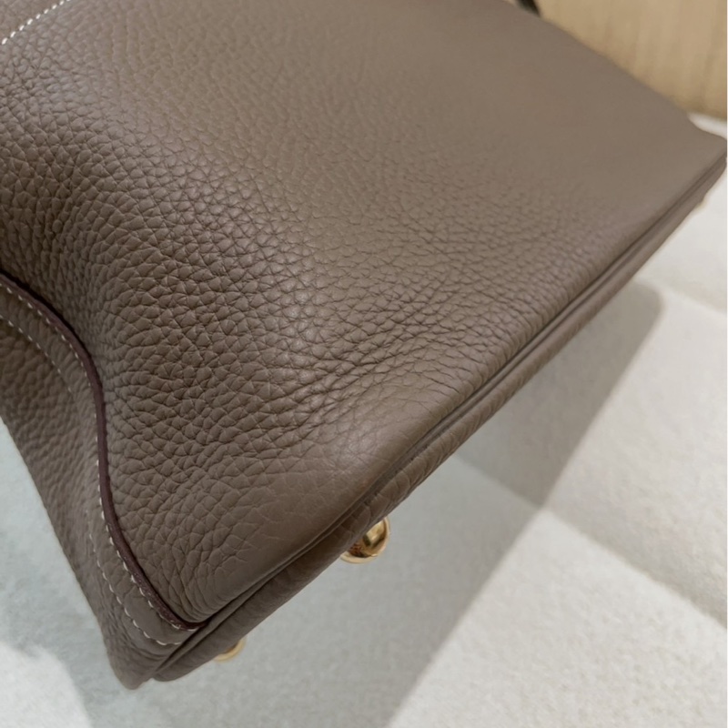 Hermès Bolide 31 經典大象灰金釦-3