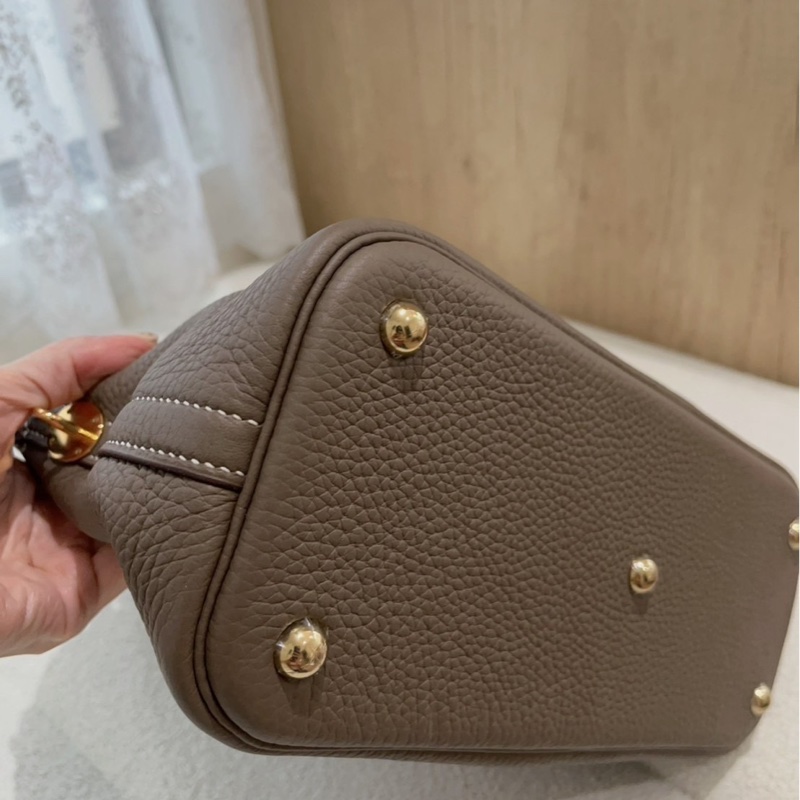 Hermès Bolide 31 經典大象灰金釦-5