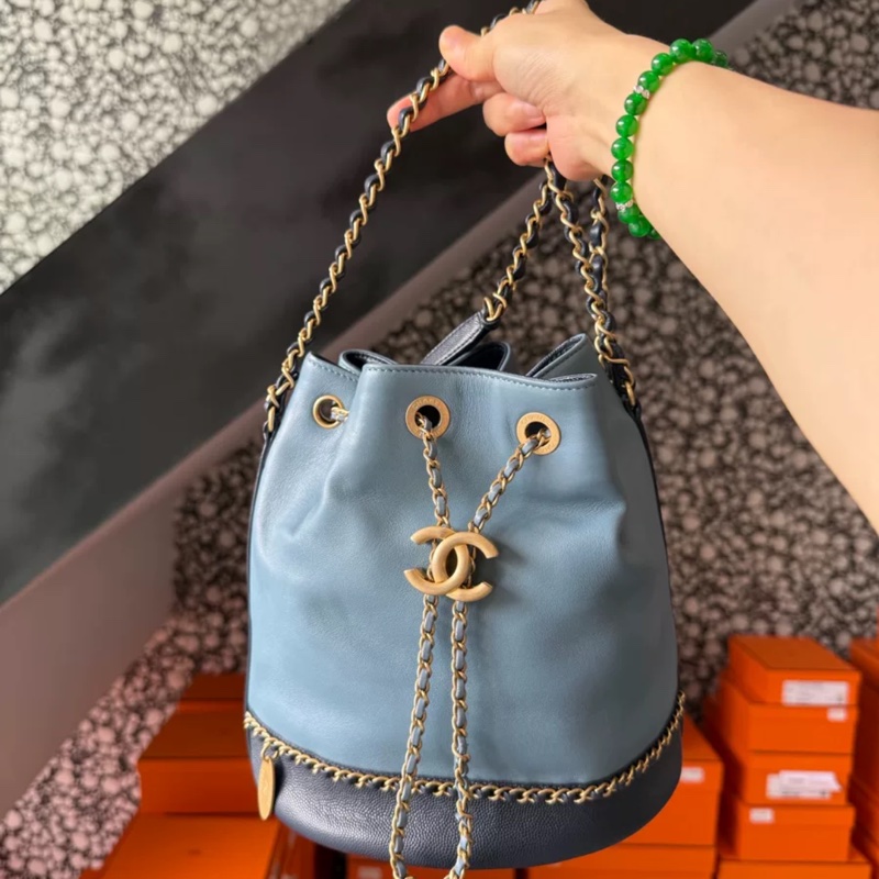 Chanel 拼色水桶-0
