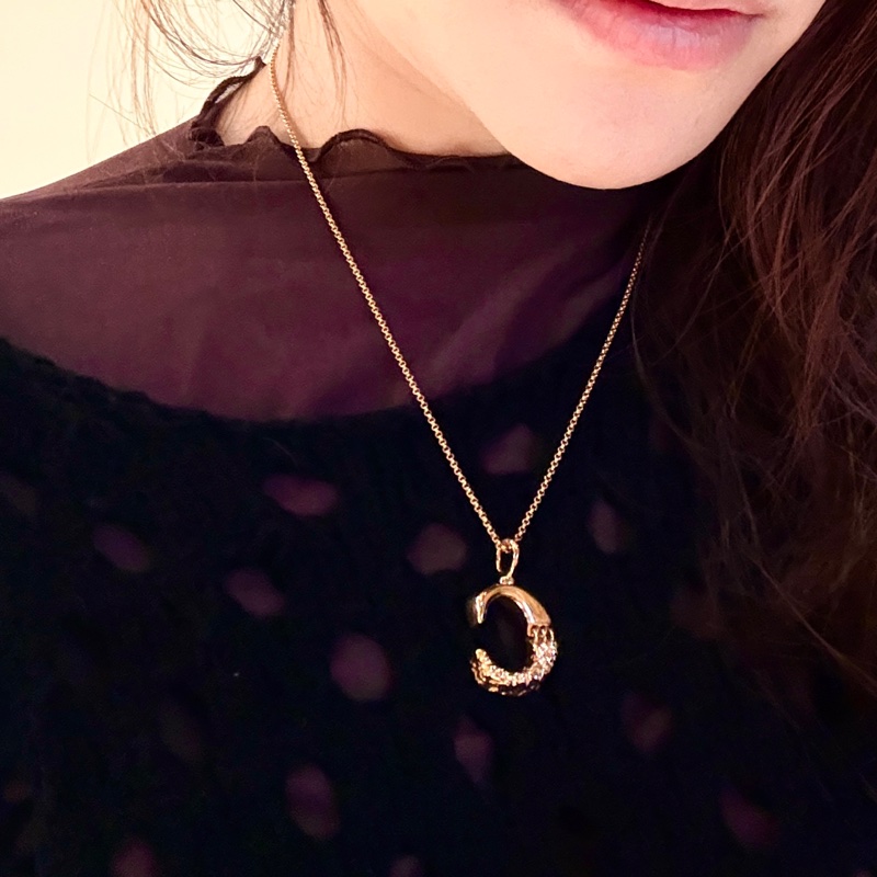 造型太美了 真的美的Chloe金色項鍊-10