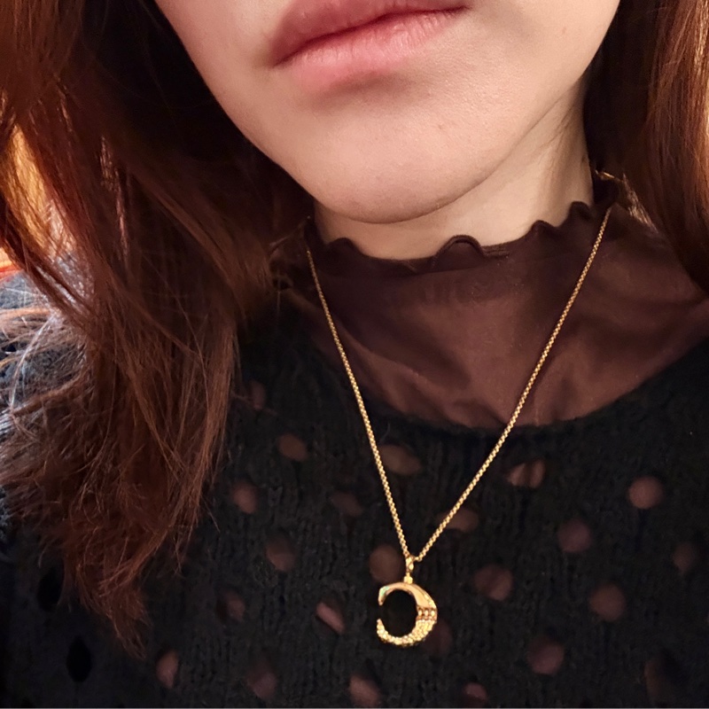 造型太美了 真的美的Chloe金色項鍊-11