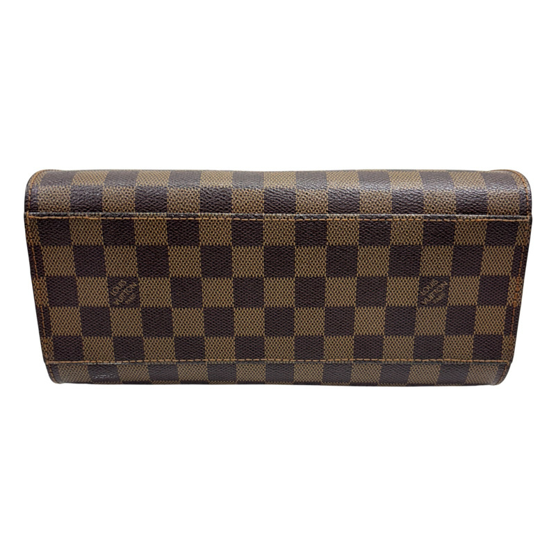 棕色 棋盤格帆布 Triana 手提包【LOUIS VUITTON LV 路易威登】 N51155-3