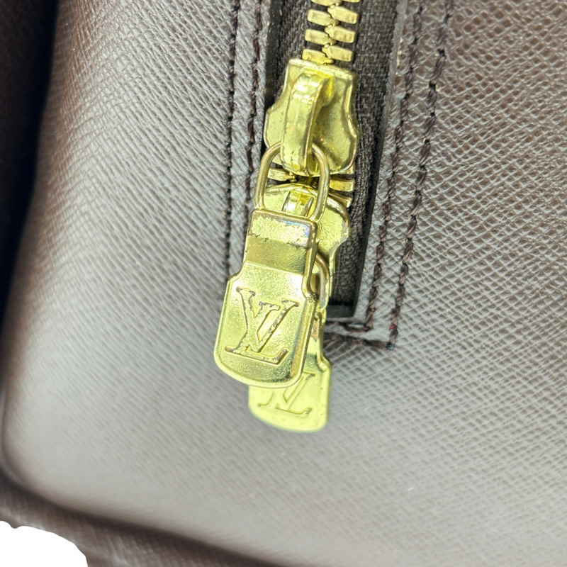 棕色 棋盤格帆布 Triana 手提包【LOUIS VUITTON LV 路易威登】 N51155-9