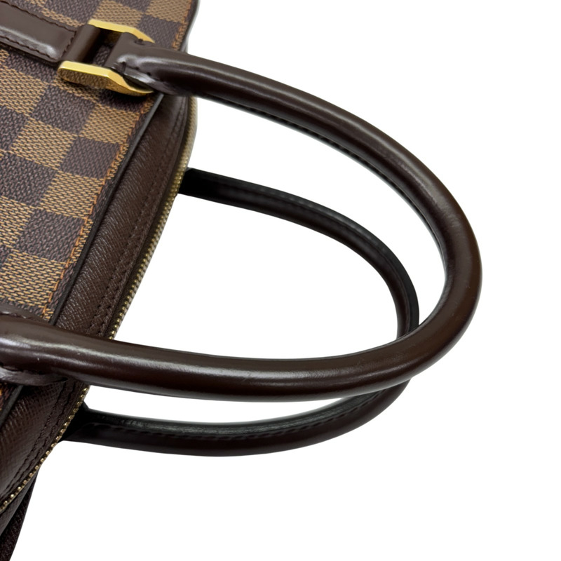 棕色 棋盤格帆布 Triana 手提包【LOUIS VUITTON LV 路易威登】 N51155-11