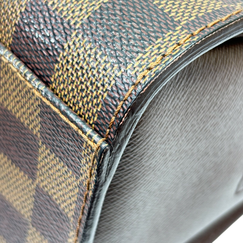 棕色 棋盤格帆布 Triana 手提包【LOUIS VUITTON LV 路易威登】 N51155-14