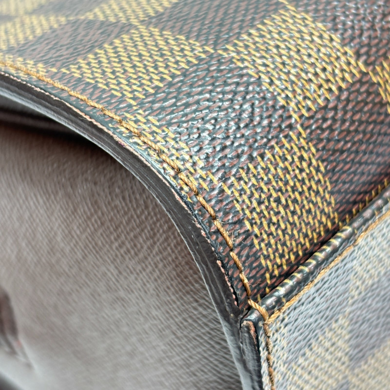 棕色 棋盤格帆布 Triana 手提包【LOUIS VUITTON LV 路易威登】 N51155-15
