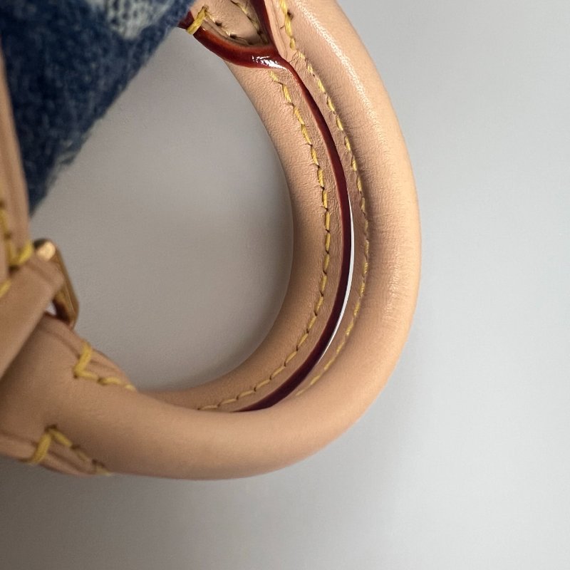 全新品 LV M82950/晶片款 牛仔布NANO SPEEDY-8