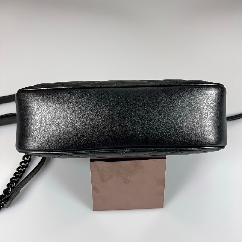 GUCCI 447632 SO BLACK MARMONT相機包 24CM-4