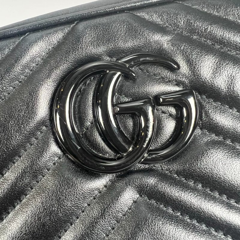 GUCCI 447632 SO BLACK MARMONT相機包 24CM-8