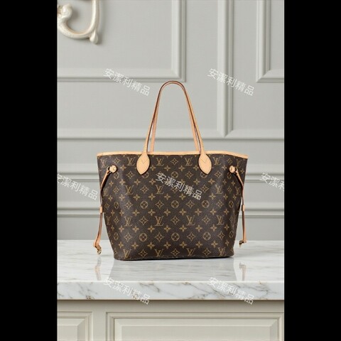 莉亞精品♡LV 老花Neverfull MM 九新美包