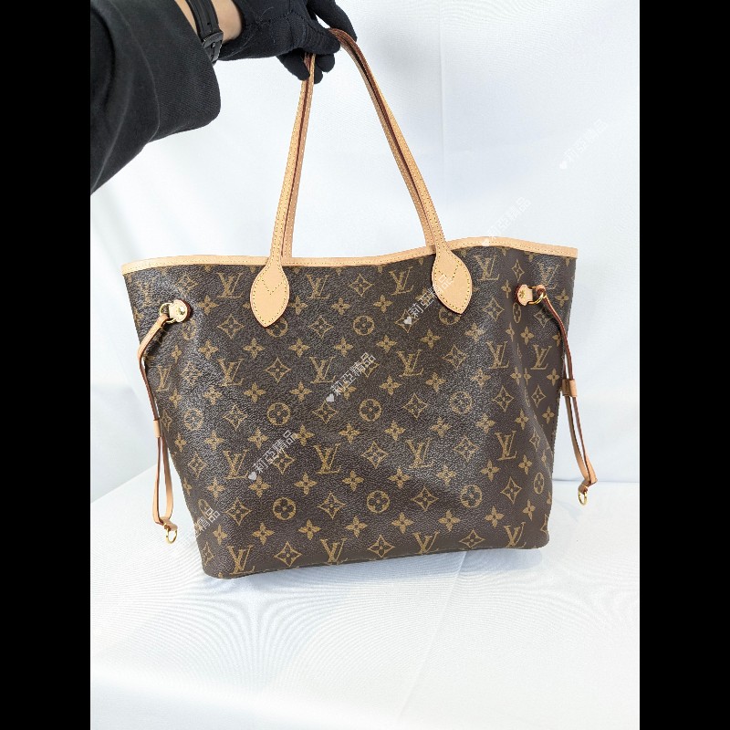 莉亞精品♡LV 老花Neverfull MM 九新美包-4